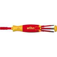 Wiha Schroevendraaier met bitmagazijn LiftUp electric Rood/geel