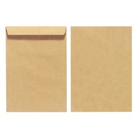 Herlitz Briefomslag B4 verzendenvelop bruin, Zonder venster, 25x35,3cm, 10 stuks
