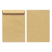 Herlitz Briefomslag C5 verzendenvelop bruin, Zonder venster, 16,2x22,9cm, 10 stuks