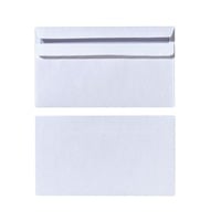 Herlitz Briefomslag envelop Wit, Zonder venster, 22x11cm, 25 stuks