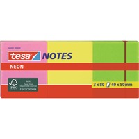 tesa tesa Neon Notes 3 x 80 Blatt sticker 