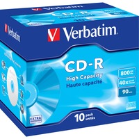Verbatim CD-R 800 MB blanco cd's 40x, 10 stuks, High Capacity