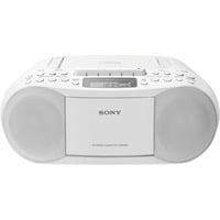 Sony CFD-S70W Cd/cassette-boombox met radio cd-speler Wit, Radio, CD, cassette