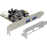 DeLOCK Dual poort USB 3.0 PCIe adapter usb-controller Lite retail