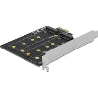 DeLOCK PCI Express x1 Card naar 2x M.2 Key B adapter 