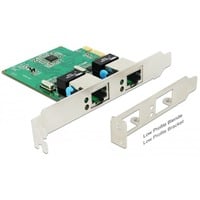 DeLOCK PCIe Express kaart > 2x Gigabit LAN netwerkadapter 