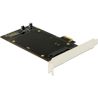 DeLOCK PCIe x1 card voor 2x SATA HDD/SSD controller 