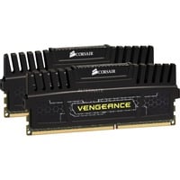 Corsair 16 GB DDR3-1600 Kit werkgeheugen CMZ16GX3M2A1600C9, Vengeance Black, Lite retail