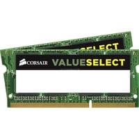 Corsair ValueSelect 8 GB DDR3L-1600 Kit laptopgeheugen CMSO8GX3M2C1600C11, ValueSelect, LV