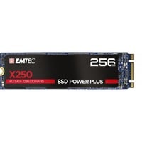 Emtec X250 Power Plus 256 GB SSD ECSSD256GX250, SATA 6 GB/s, M2 2280