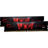 G.Skill 32 GB DDR4-3200 (2x 16 GB) Kit werkgeheugen Zwart, F4-3200C16D-32GIS, Aegis, XMP