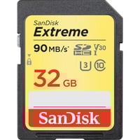 SanDisk Extreme SDXC UHS-I 32 GB geheugenkaart Class 10, USH-I U3