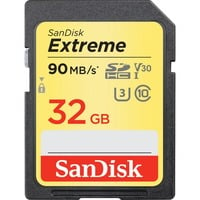 SanDisk Extreme SDXC UHS-I 32 GB geheugenkaart Class 10, USH-I U3