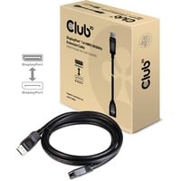 Club 3D DisplayPort 1.4 HBR3 verlengkabel Zwart, 2 meter