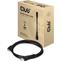 Club 3D Mini HDMI > HDMI 2.0 kabel Zwart, 1 meter, 4K 60Hz