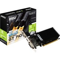 MSI GT 710 2GD3H LP grafische kaart VGA, DVI, HDMI, Low-Profile