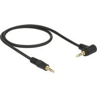 DeLOCK 3,5 mm male > 3.5 mm male kabel Zwart, 0,5 meter