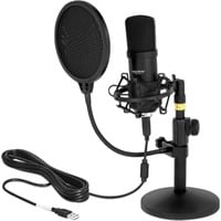 DeLOCK Professional USB Condenser Microphone Set microfoon Zwart, 66300