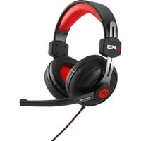 Sharkoon RUSH ER2 over-ear gaming headset Zwart/rood, Pc, PlayStation 4, PlayStation 5, Xbox One