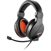 Sharkoon Rush ER3 over-ear gaming headset Zwart, Pc