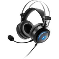 Sharkoon SKILLER SGH30 over-ear gaming headset Zwart, RGB leds, PC's/Notebooks, PlayStation 5, PlayStation 4
