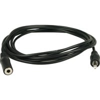 goobay 3,5 mm Jack verlengkabel Zwart, 3 meter, Stereo