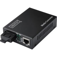 Digitus Fast Ethernet Media converter Zwart, RJ-45/SC