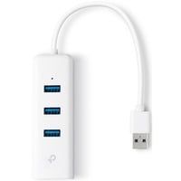 TP-Link UE330 3-Port USB 3.0 + Gigabit LAN usb-hub Wit