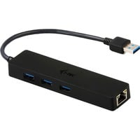 i-tec 3-Port USB 3.0 Slim + Gigabit LAN usb-hub 