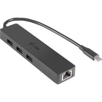 i-tec 3-Port USB-C Slim + Gigabit Lan usb-hub 