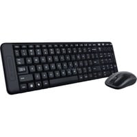 Logitech MK220 draadloze desktopset EU lay-out (QWERTY), Rubberdome