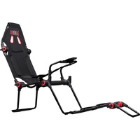 Next Level Racing F-GT Lite Foldable racingsimulator Zwart/rood