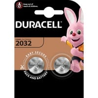 Duracell CR2032 3V lithium knoopcelbatterijen Zwart, 2 stuks