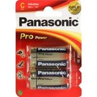 Panasonic Pro Power Gold C LR14PPG/2BP batterij Zilver, 2 stuks