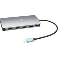 i-tec USB-C Metal Nano dockingstation Grijs, HDMI, DisplayPort, USB-C