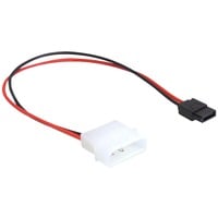 DeLOCK 4-pin 5,25" Molex (female) naar SATA power (male) kabel 