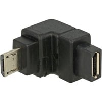 DeLOCK Adapter USB 2.0 Micro-B male > USB 2.0 Micro-B female Zwart