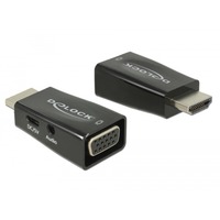 DeLOCK HDMI-A > VGA met Audio adapter Zwart