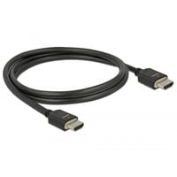 DeLOCK HDMI kabel Zwart, 1 meter, 8K 60Hz, 48 Gbps