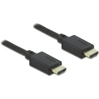 DeLOCK High Speed HDMI kabel Zwart, 2 meter, 8K 60Hz, 48 Gbps