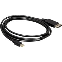 DeLOCK Mini-DisplayPort > DisplayPort adapter Zwart, 3 meter