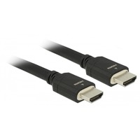 DeLOCK Ultra High Speed HDMI kabel Zwart, 5 meter, 8K 60Hz, 48 Gbps