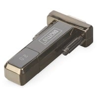 Digitus Serieel > USB-A 2.0 adapter Zwart, 0,8 meter