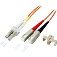 Glasvezel LC/SC 50/125µ OM2 LSZH kabel Oranje, 2 meter