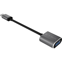 ICY BOX USB C > A Adapter Zwart, IB-CB010-C
