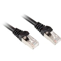 Sharkoon Cat.6 netwerkkabel Zwart, 0,5 meter, SFTP, RJ-45