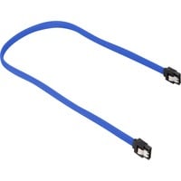 Sharkoon Sata III sleeve kabel Blauw, 0,3 meter