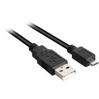 Sharkoon USB-A 2.0 naar micro-USB-B kabel Zwart, 3 meter