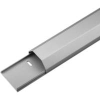 goobay Aluminium kabelgoot WireDuct 50 kabelgeleiding Zilver, 1,1 m