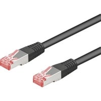 goobay Cat.6 netwerkkabel Zwart, 5 meter, S/STP, RJ-45